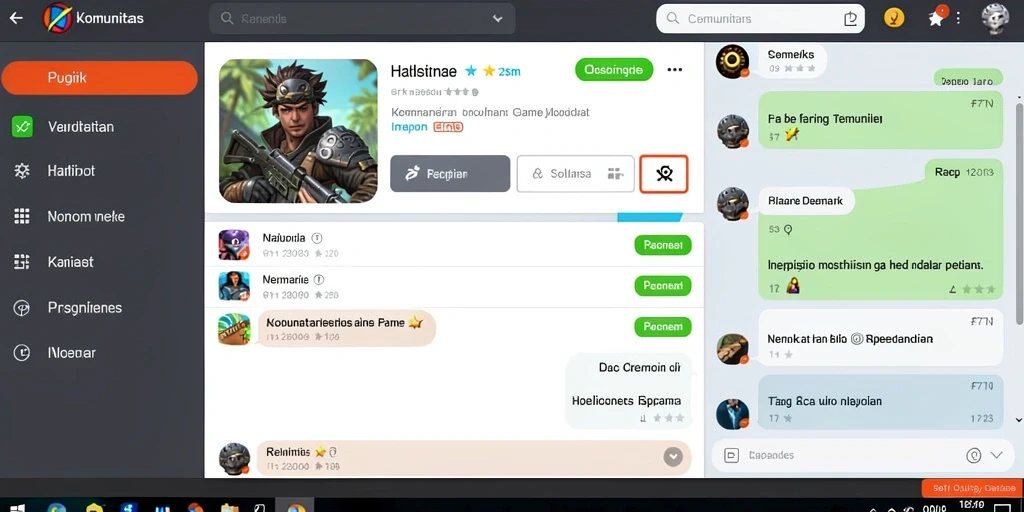 Tangkapan layar menampilkan aksi seru dalam mode multiplayer.