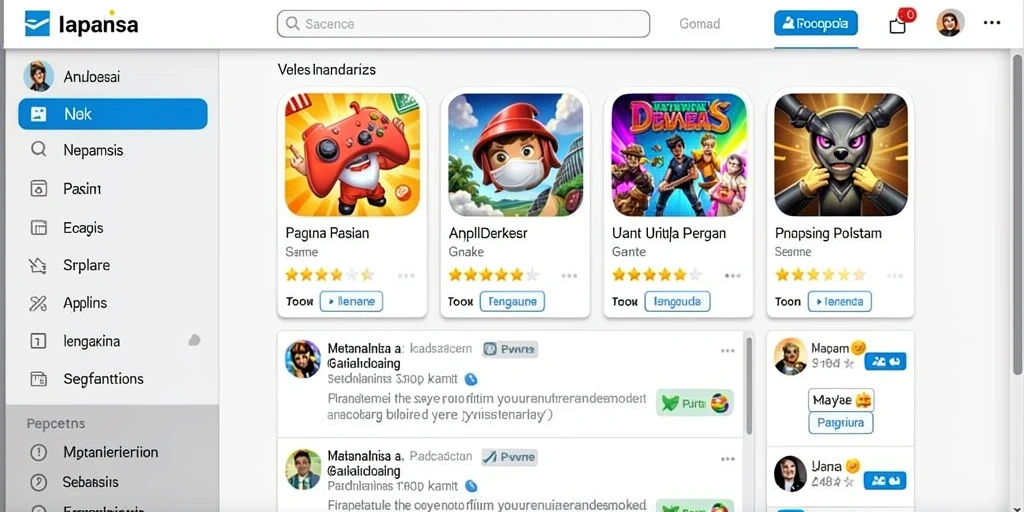 Menampilkan karakter yang bisa dipilih dalam game.