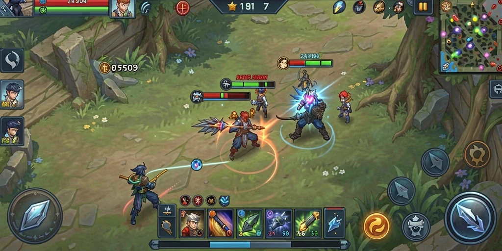 Screenshot menunjukkan momen seru saat bermain multiplayer bersama teman.