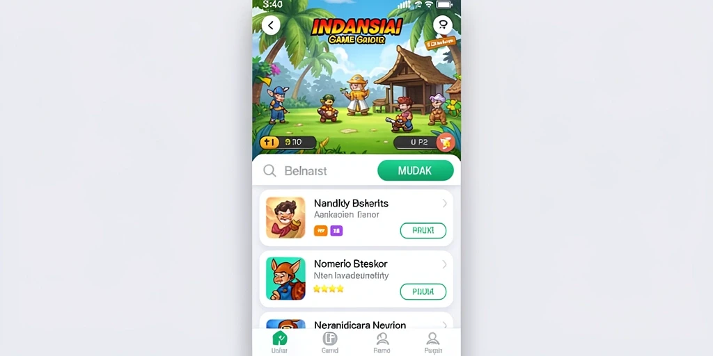 Tantangan seru di level yang semakin sulit.
