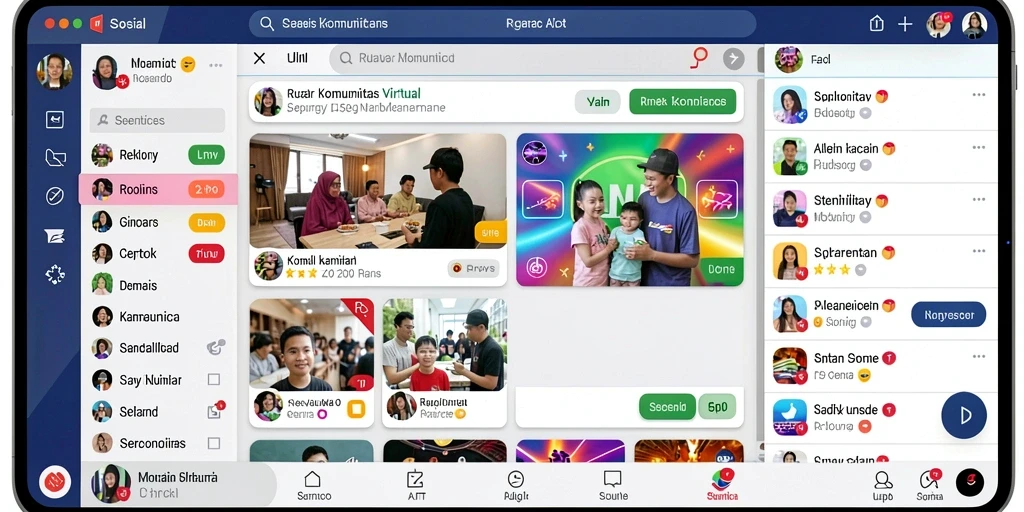 Komunitas aktif yang mendukung sesama pemain.