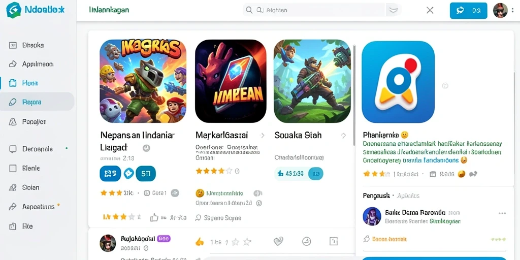 Screenshot menunjukkan grafis menakjubkan dari dunia SD107.